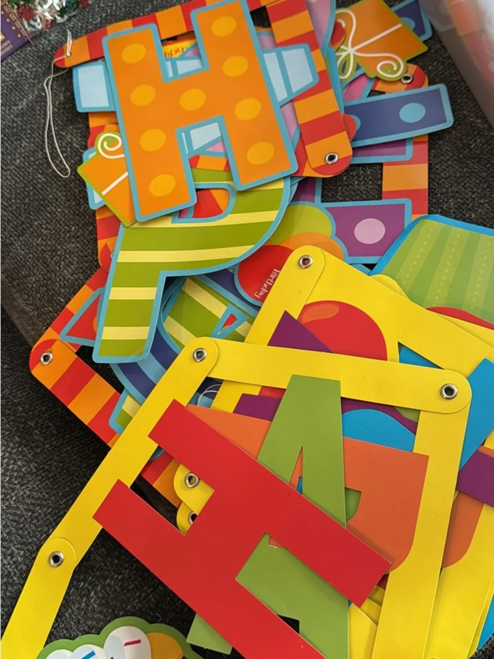 Kids Party decor, bags, invitations